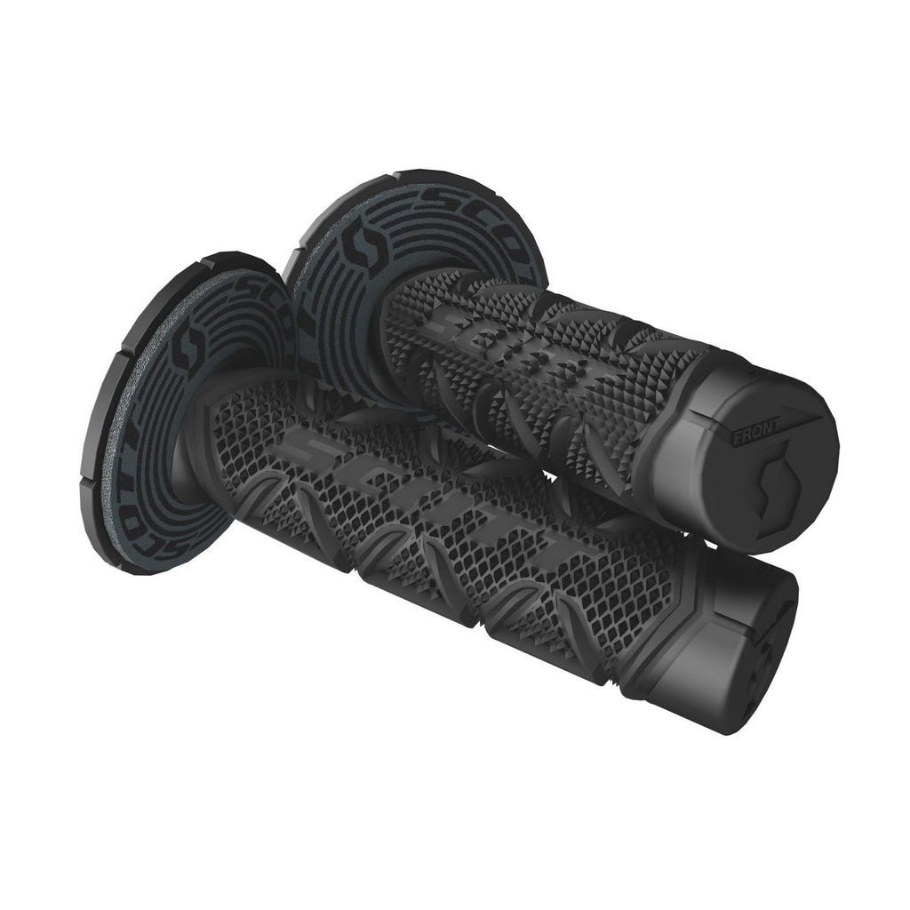 Puños para Moto Scott Diamond con Donut Negro