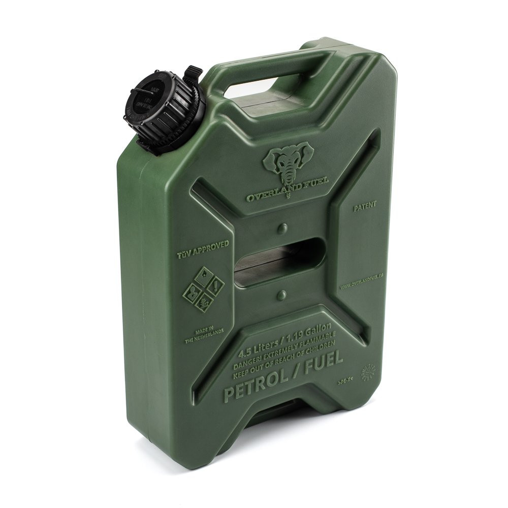 [OF-O-45L] Bidón Overland Fuel para Gasolina 4.5L Verde
