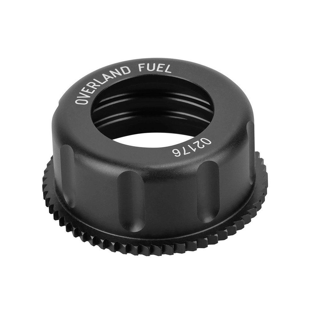 Tapón de Recambio Aluminio CNC para Bidón Overland Fuel Negro