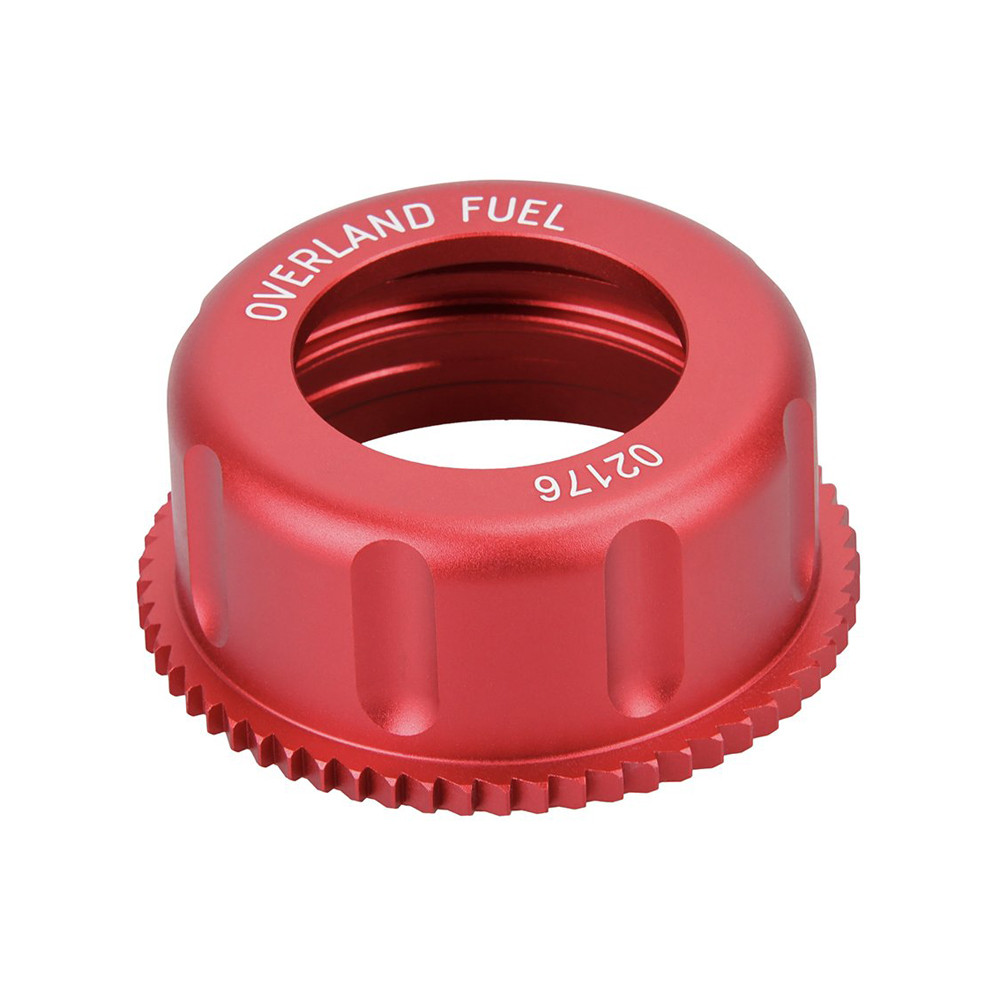 Tapón de Recambio Aluminio CNC para Bidón Overland Fuel Rojo
