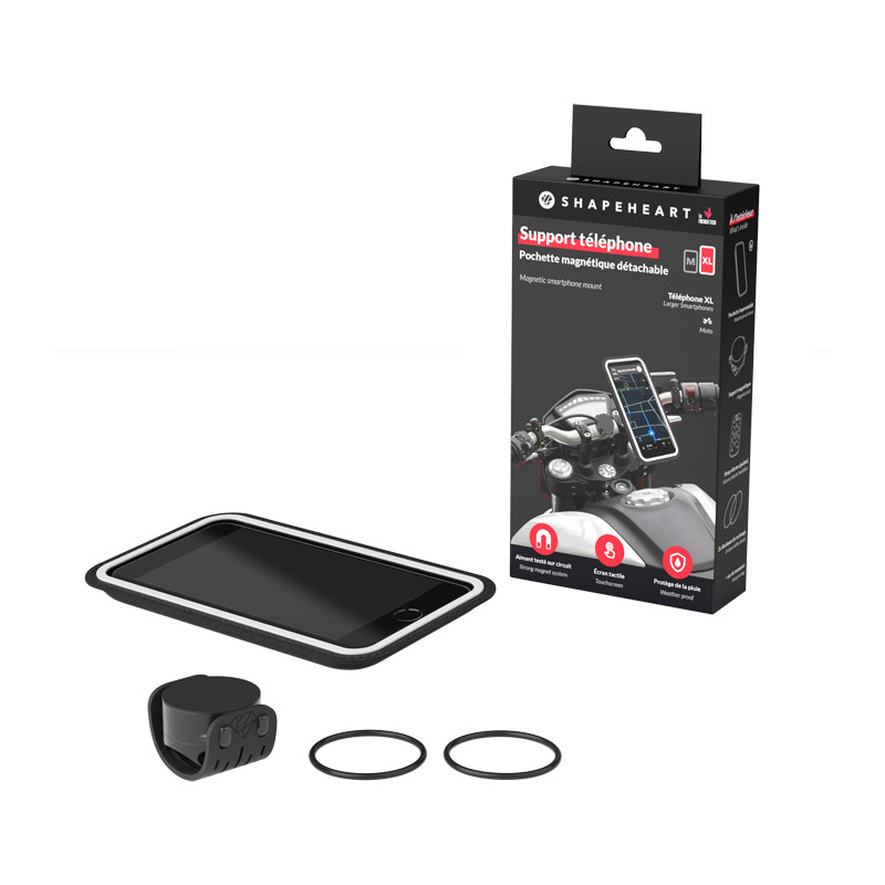 Soporte Funda Smartphone Universal Magnética Shapeheart Moto
