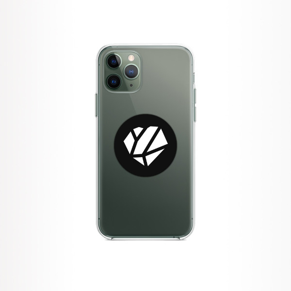 [SPHPLAQUEBLACK] Placa Adhesiva Metálica Shapeheart Smartphone