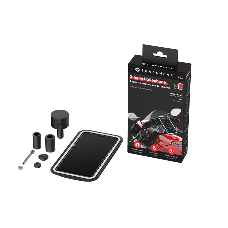 [SPHSPORTIVEM] Soporte Funda Smartphone Universal Magnética Shapeheart Stem (M)