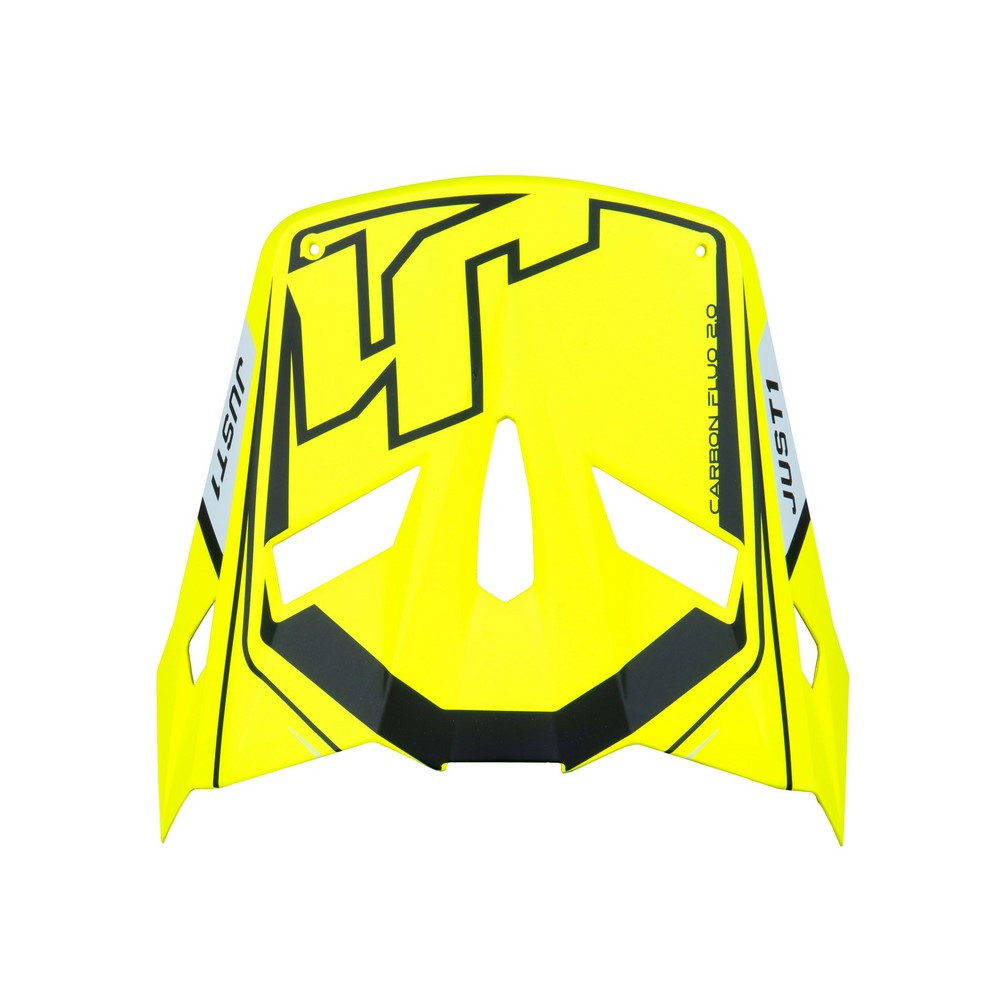 Recambio Visera JUST1 J-22 Carbon Flúor Amarillo Fluor / Negro