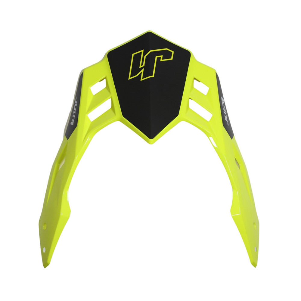 Recambio JUST1 Visera J-34 Pro Outerspace Negro / Titanio / Amarillo Fluor