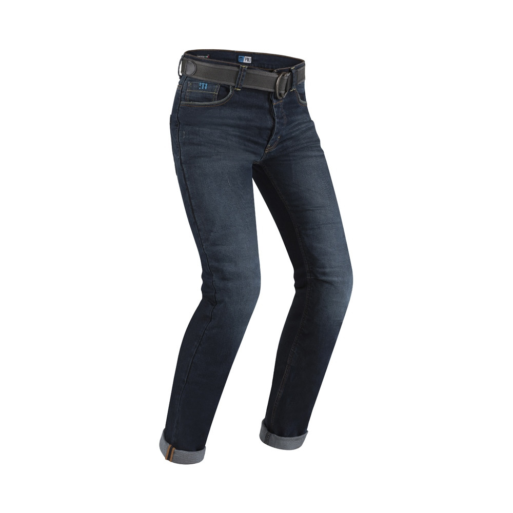 [PMJMPCAFE00240] Pantalon Vaquero PMJ Cafe Racer Azul (40)
