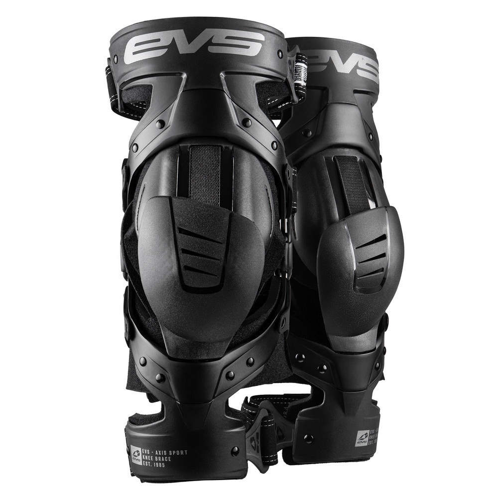 [AXISSBKGYSP] Rodilleras Ortopédicas EVS Axis Sport Negro Gris (S)