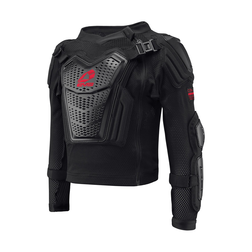 Peto EVS Comp Suit Youth Negro Rojo