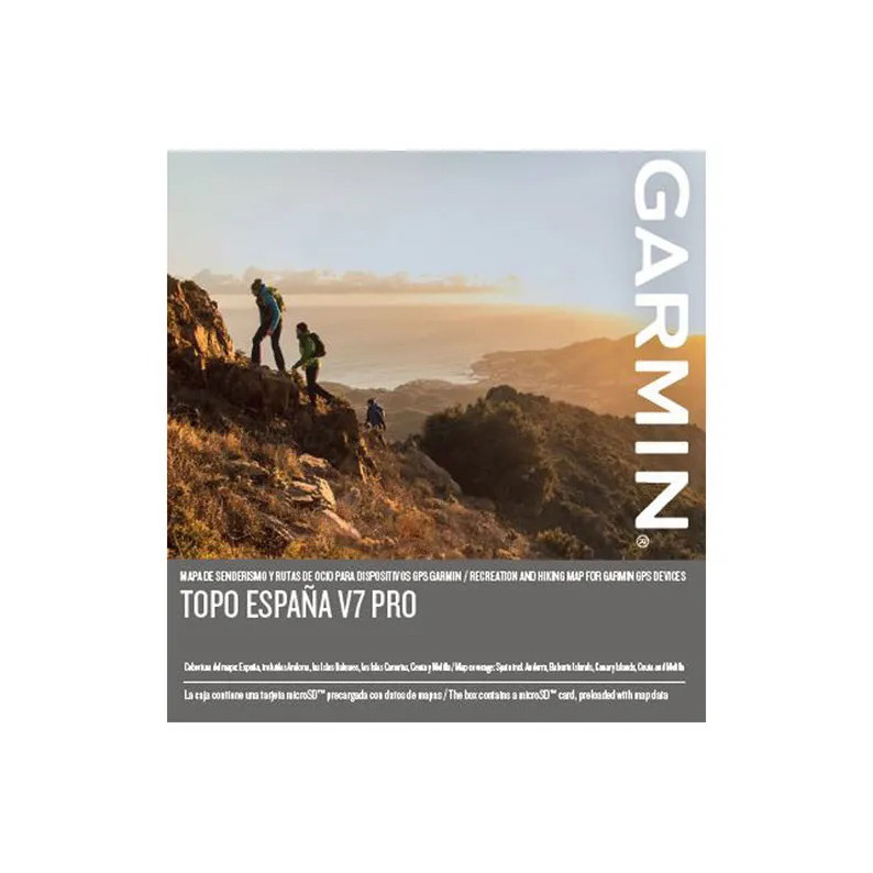 [010-12036-02] Tarjeta Micro SD Mapa Garmin Topo Spain V7 Pro