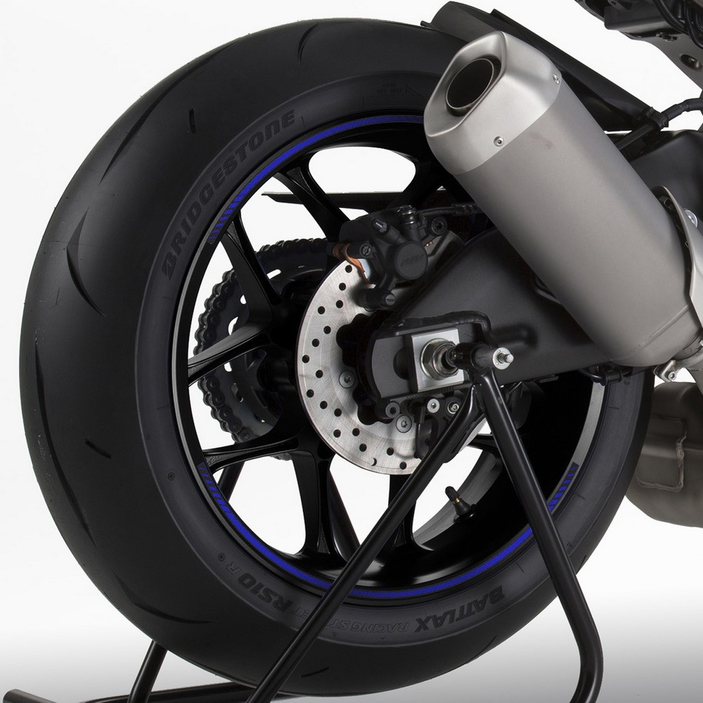 KIT Decoración Uniracing para Llantas Universal Azul