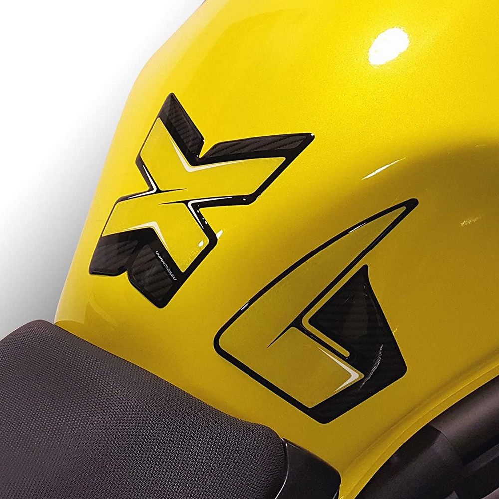 Protector Adhesivo Uniracing Depósito Kawasaki ER-6N 13-17 Negro / Gris