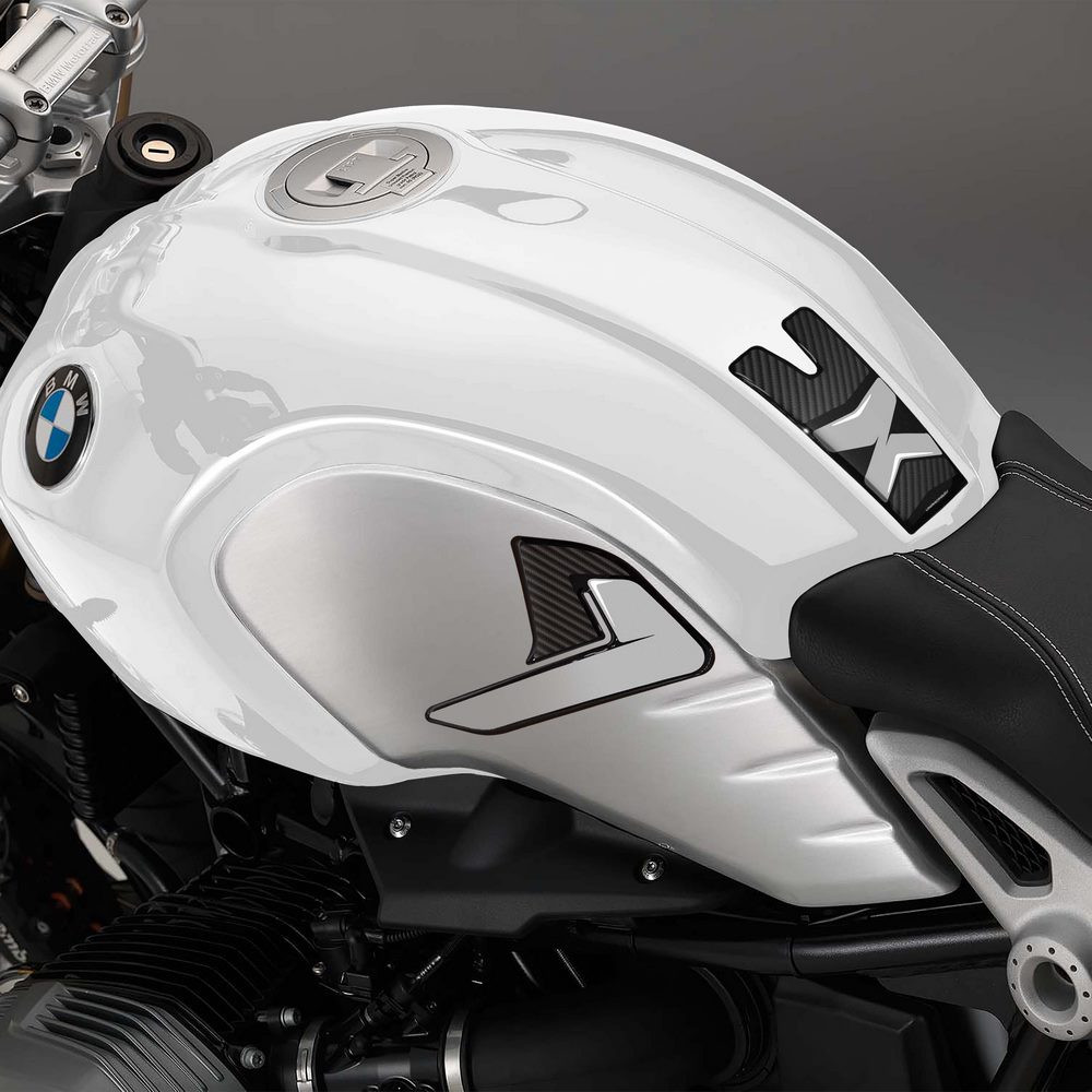 [K46028] Protector Adhesivo Uniracing Depósito BMW Nine T 14-21 Negro / Gris