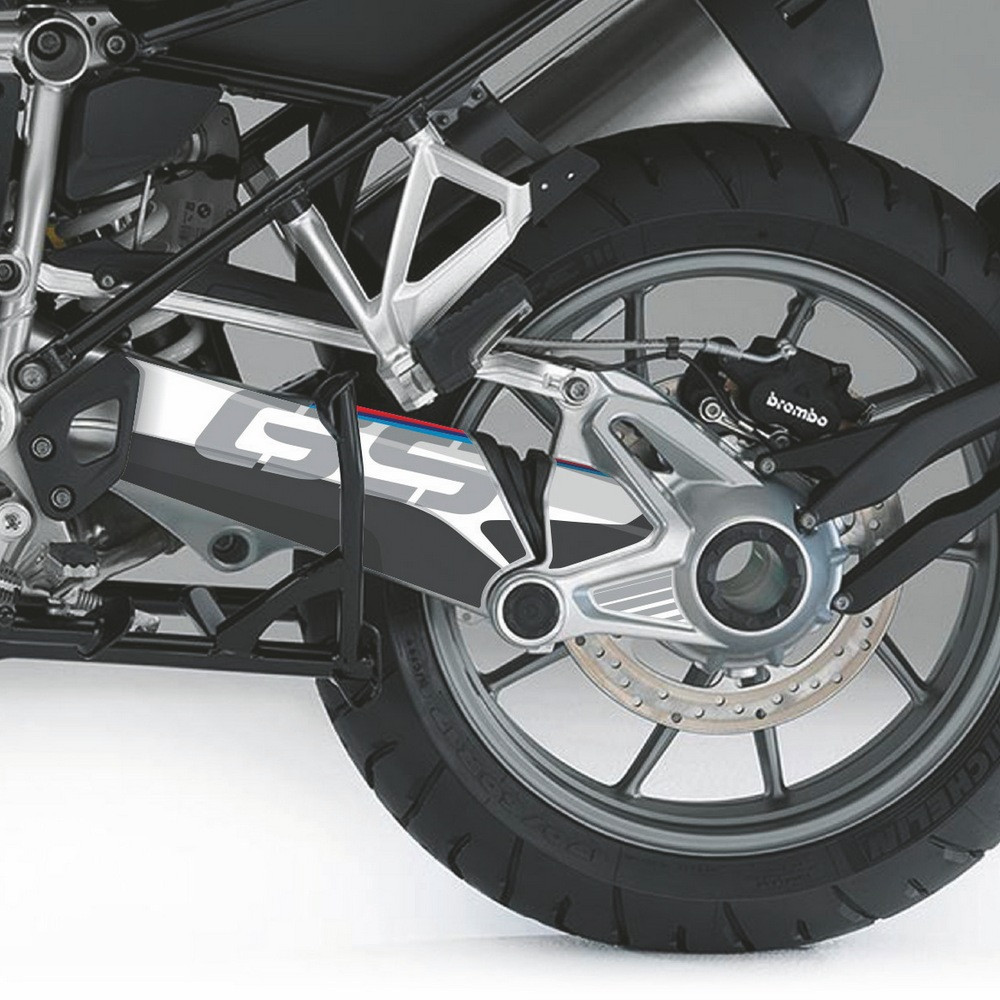 Protector Adhesivo Uniracing Basculante BMW R1200GS/A 13-18 / R1250GS/A 19-21 Blanco