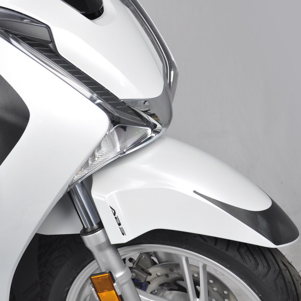 [K47416] Protector Adhesivo Uniracing Frontal Honda Sh 125 17-19 Negro