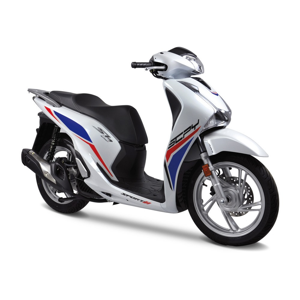 [K47519] Protector Adhesivo Uniracing Honda Sh 125 17-19 Blanco