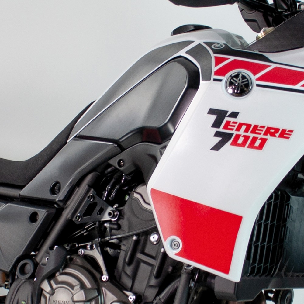 Protector Adhesivo Uniracing Depósito Yamaha Tenere 700 19-21 Negro / Transparente