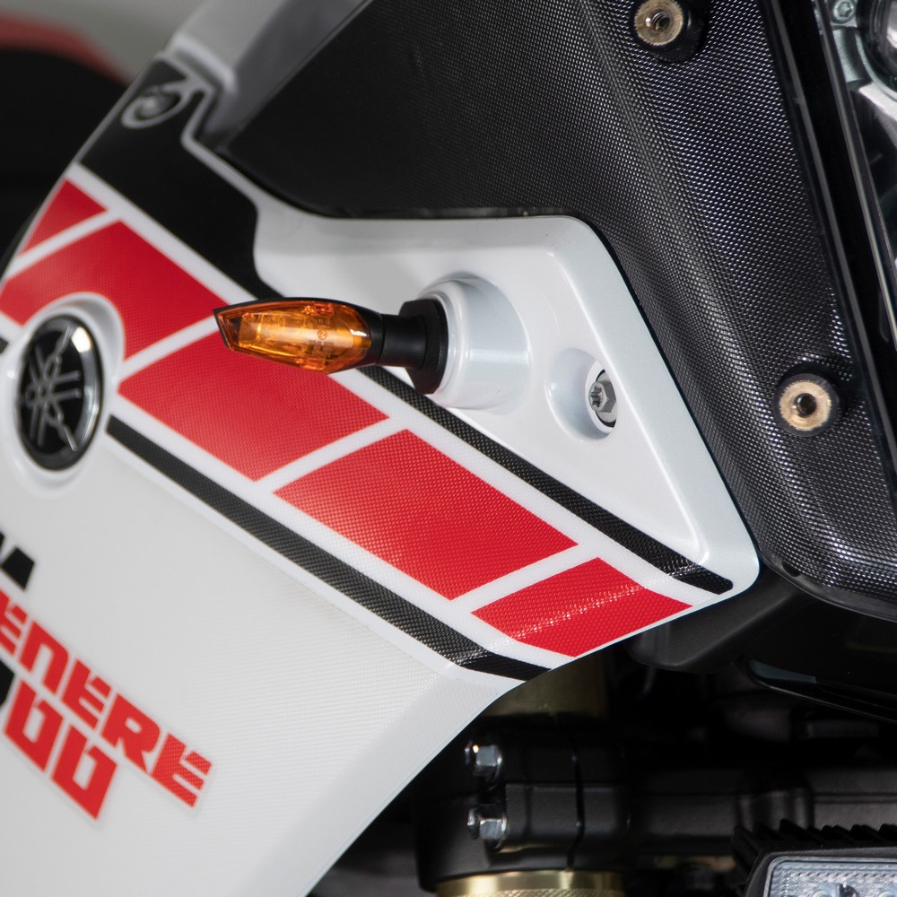Protector Adhesivo Uniracing Lateral Yamaha Tenere 700 19-21 Negro / Transparente