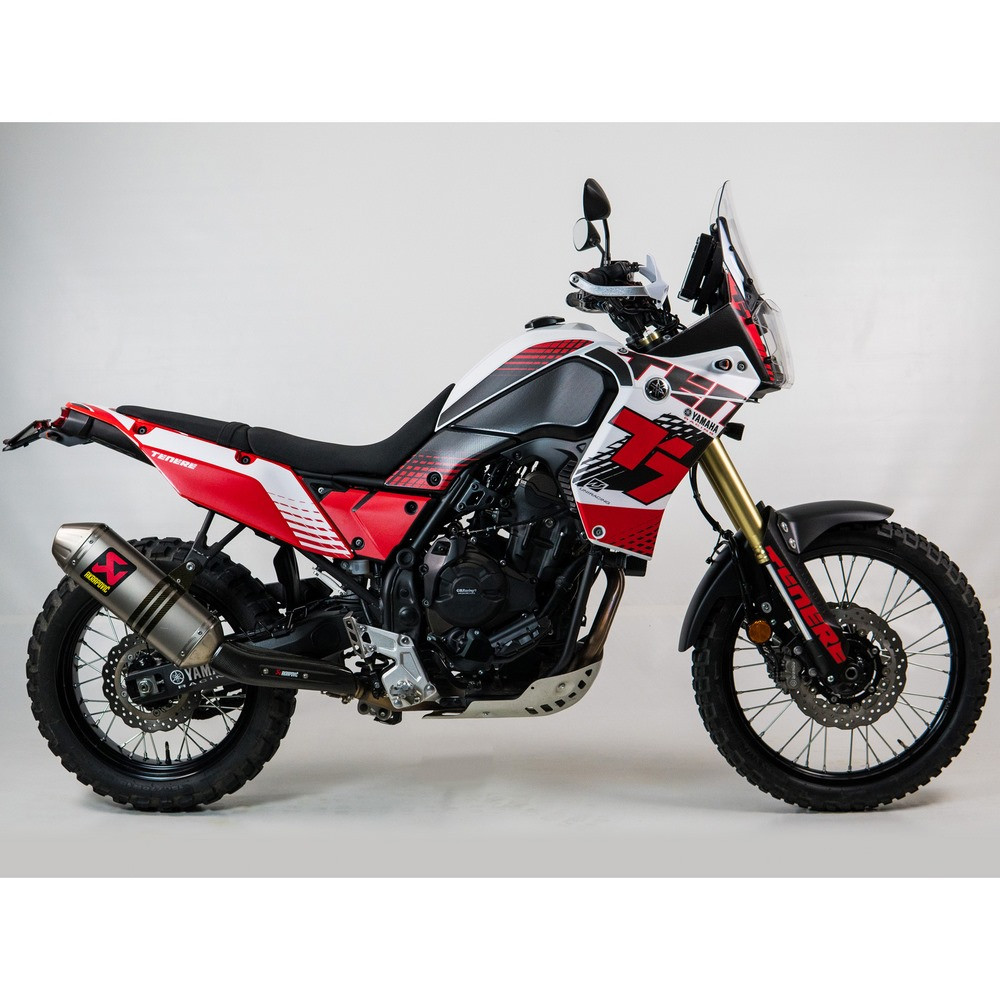 [K49368] Protector Adhesivo Uniracing Yamaha Tenere 700 19-21 Adventure / Blanco