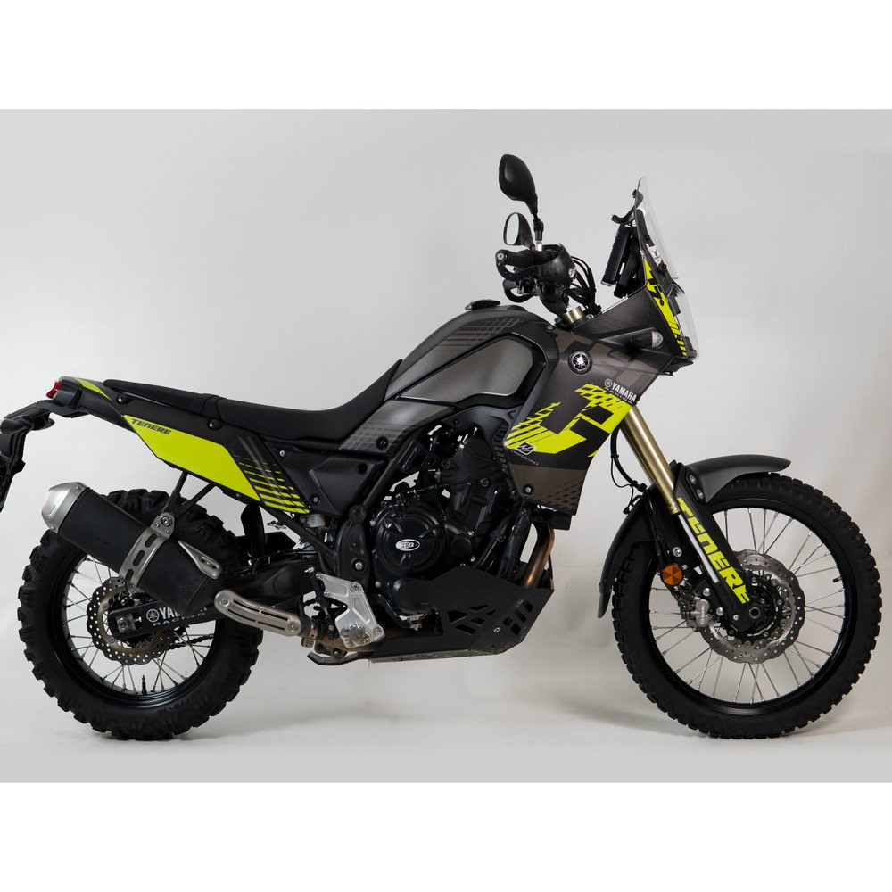 [K49374] Protector Adhesivo Uniracing Yamaha Tenere 700 19-21 Adventure / Amarillo