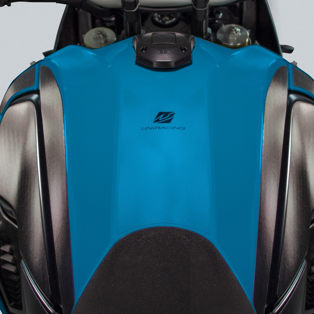 [K49377] Protector Adhesivo Uniracing Depósito Yamaha Tenere 700 Rally 20-21 Negro / Transparente