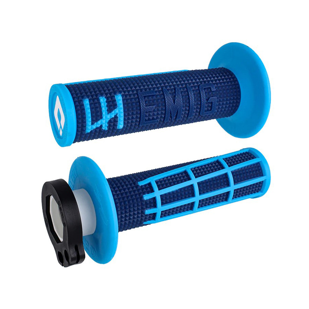 Puños ODI Emig 2.0 V2 Lock-On Azul Marino / Azul