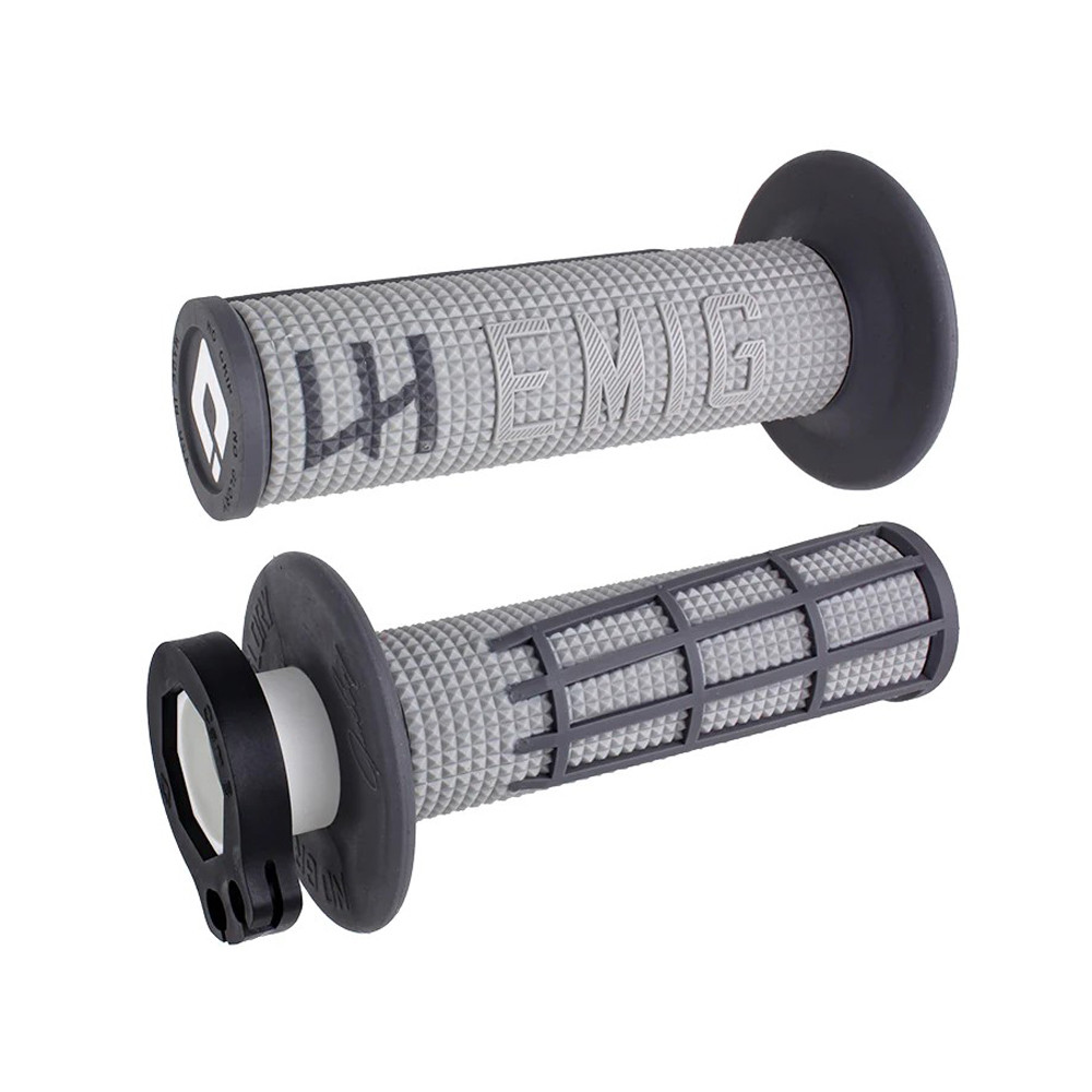 [H36E2GH] Puños ODI Emig 2.0 V2 Lock-On Gris / Grafito