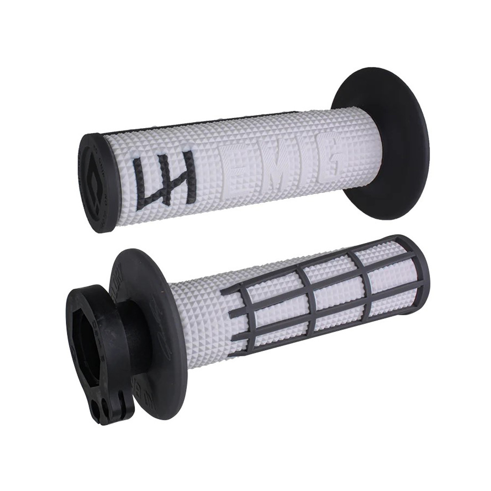 Puños ODI Emig 2.0 V2 Lock-On Blanco / Grafito