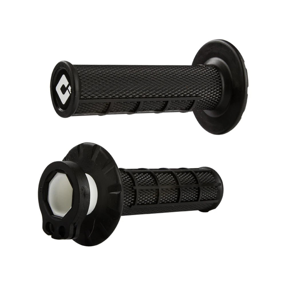 [H36HWB] Puños ODI MX V2 Lock-On Half-Waffle Negro