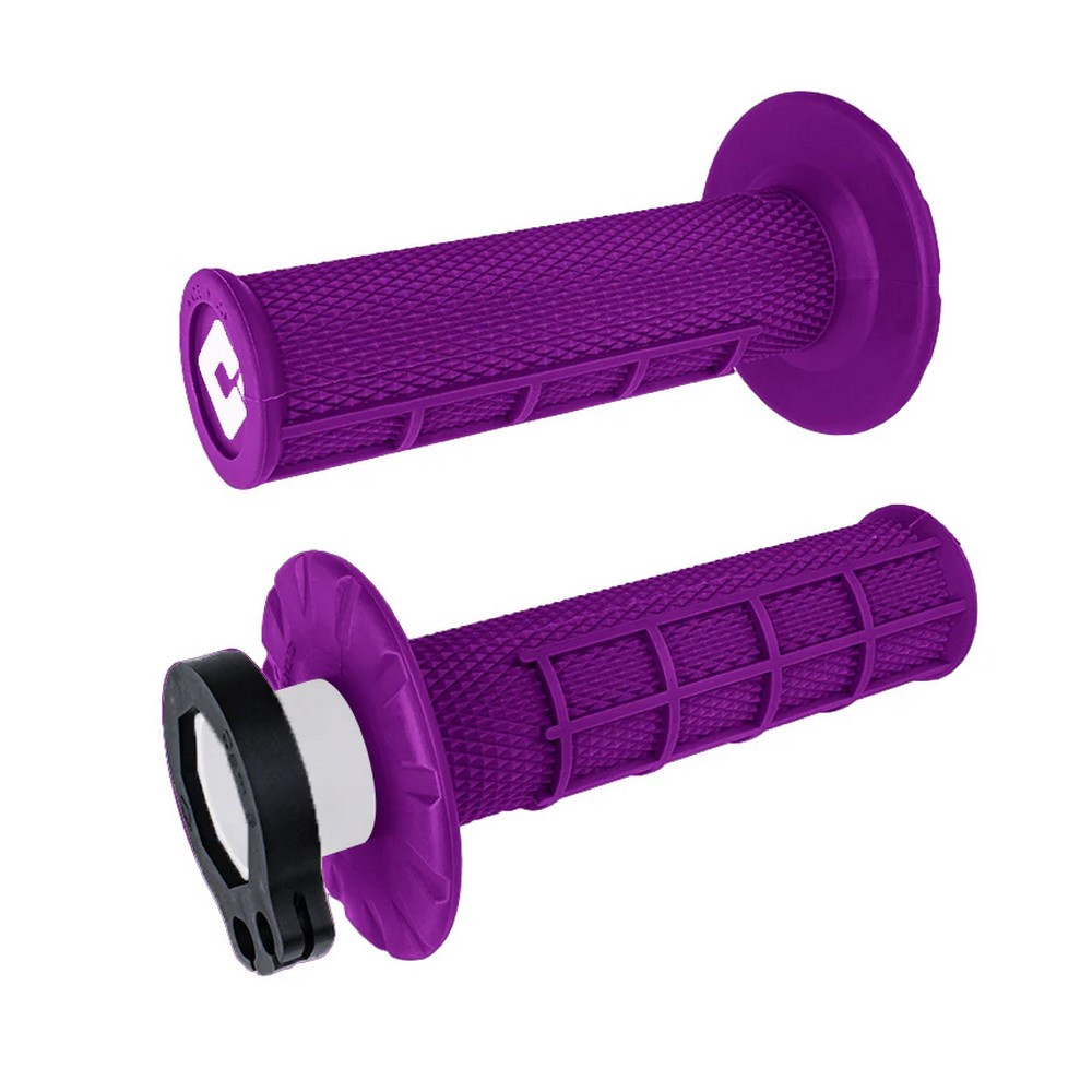 [H36HWPR] Puños ODI MX V2 Lock-On Half-Waffle Violeta