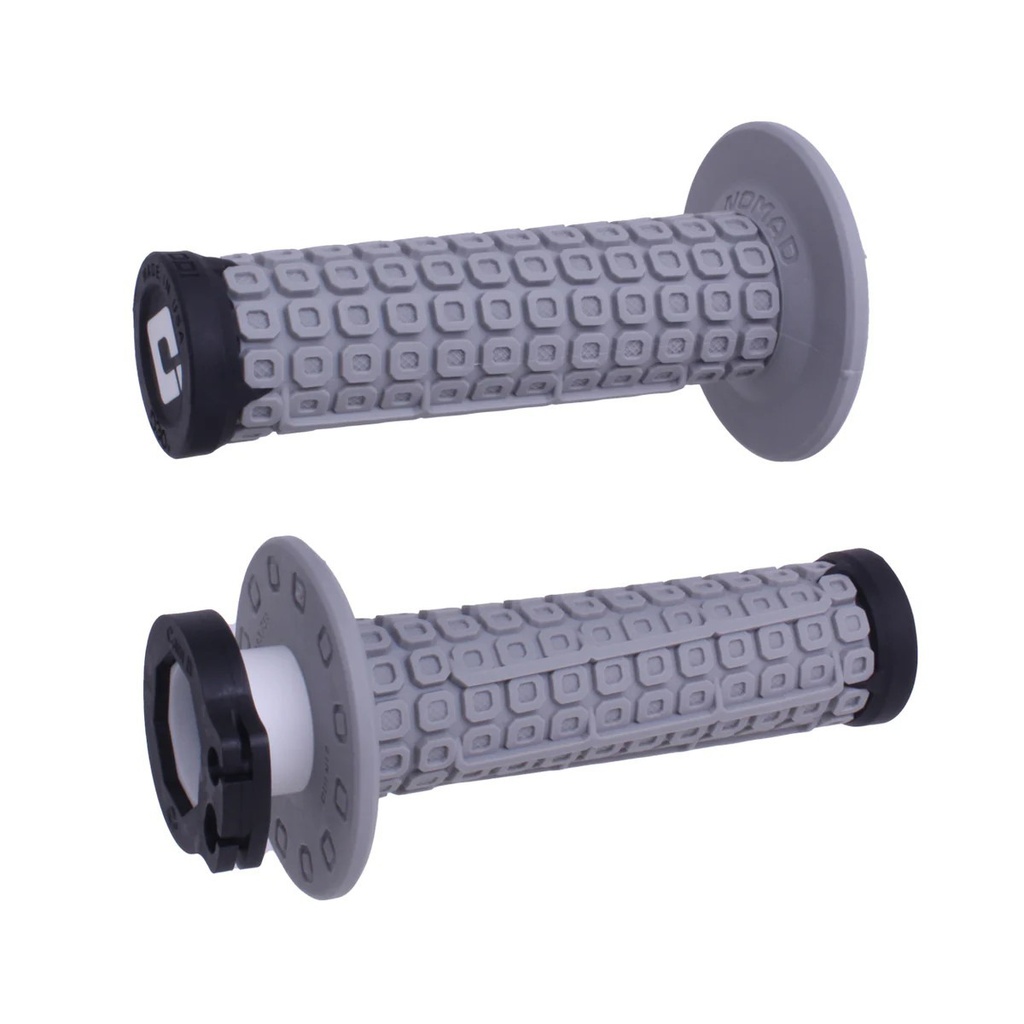 [H36NDGB] Puños ODI Nomad D3O Lock-On Off Road Gris / Negro / Negro