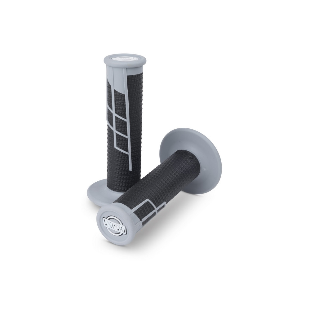 Puños Protaper Clamp On Half Waffle Gris / Negro