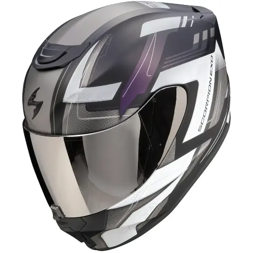 Casco Scorpion Integral Exo-391 Captor Negro Mate-Camaleón