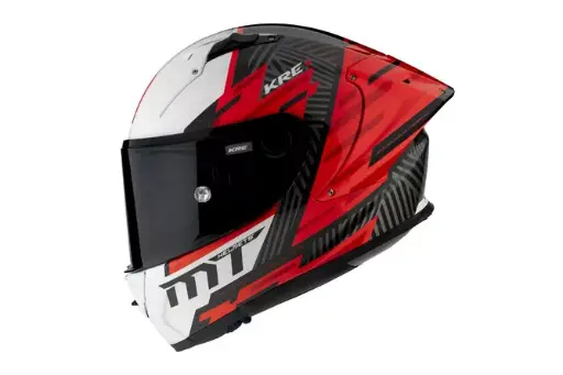 [130273605] Casco MT FF103PLUSC KRE+ CARBON BRUSH A5 Rojo Brillo