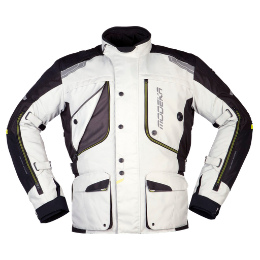 Modeka Aeris Jacket Light Gray/Black