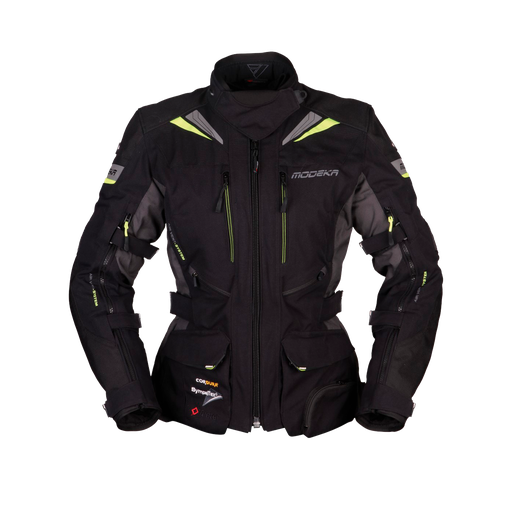 Modeka Panamericana Lady Jacket Black/Yellow