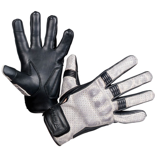 Modeka *Hot Two Glove Light Gray/Black