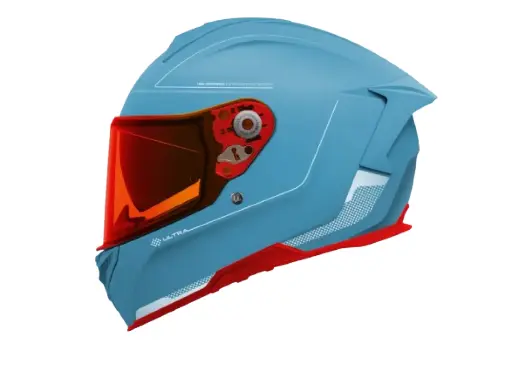 Casco integral Unik Ultra SV Microdot azul