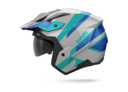 Casco Trial Unik Link DV Blueza azul/ gris