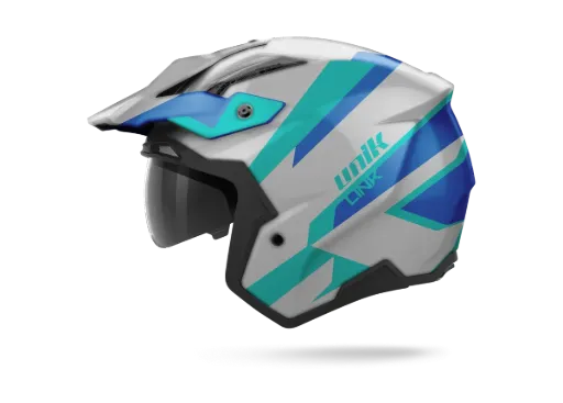 Casco Trial Unik Link DV Blueza azul/ gris