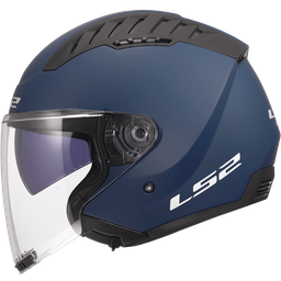 LS2 OF600 COPTER II SOLID NAVY BLUE-06 Mate