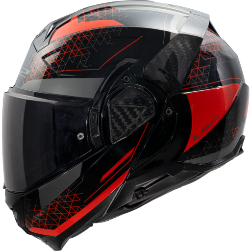 Casco Moto Modular LS2 FF910 Advant II Astral Rojo