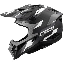LS2 MX703 X-FORCE PHANTOM GREY-06 Negro