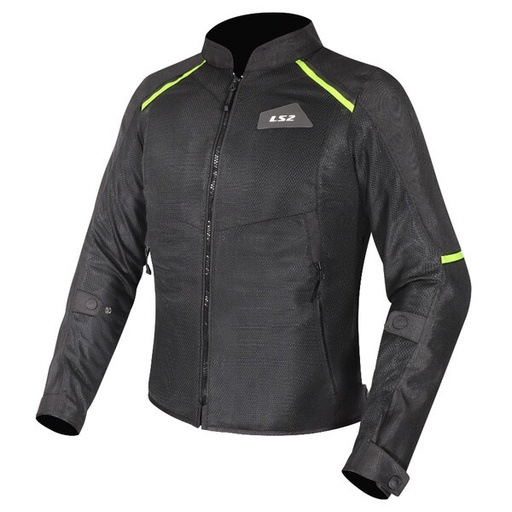 Chaqueta Moto LS2 Breeze Mujer Negro Amarillo - outlet cascos