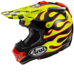 ARAI Casco ARAI MX-V EVO - Flame Yellow - XS Amarillo & Amarillo & Negro & Rojo
