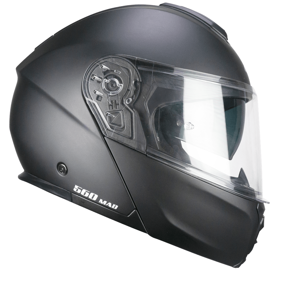 AGV Tourmodular pantalla y parasol: casco modular touring negro mate en outlet, vista frontal
