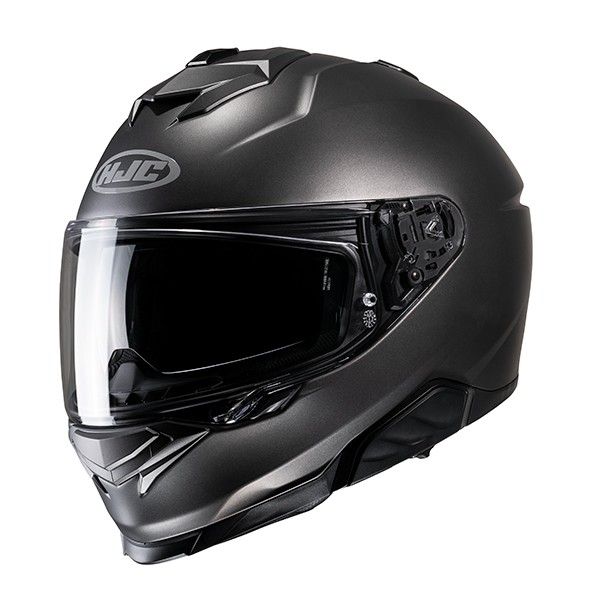 Casco HJC i71 titanio semi mate integral touring economico disponible en outlet