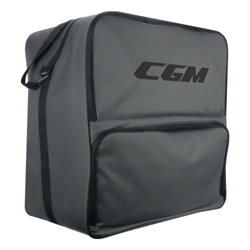 Bolsa portacasco CGM gris para transportar y guardar el casco, funda casco moto acolchada en outlet