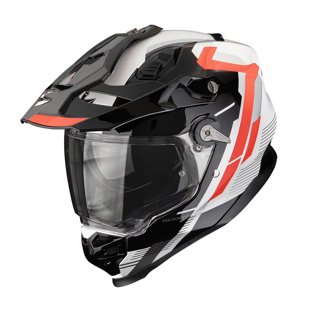 [184-514-24] Casco Scorpion ADF-9000 Air Negro Rojo