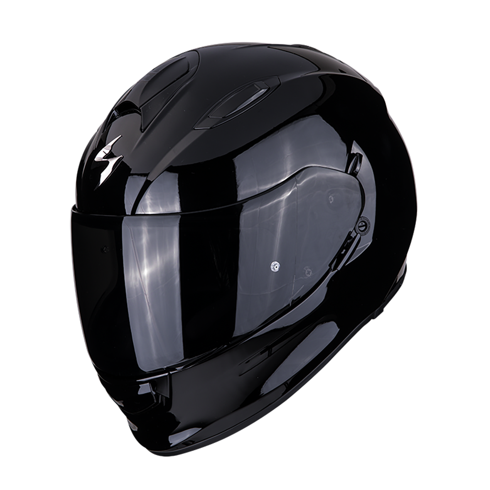 Scorpion EXO-491 liso negro, casco integral homologado ECE 22.06 versatil y economico en outlet