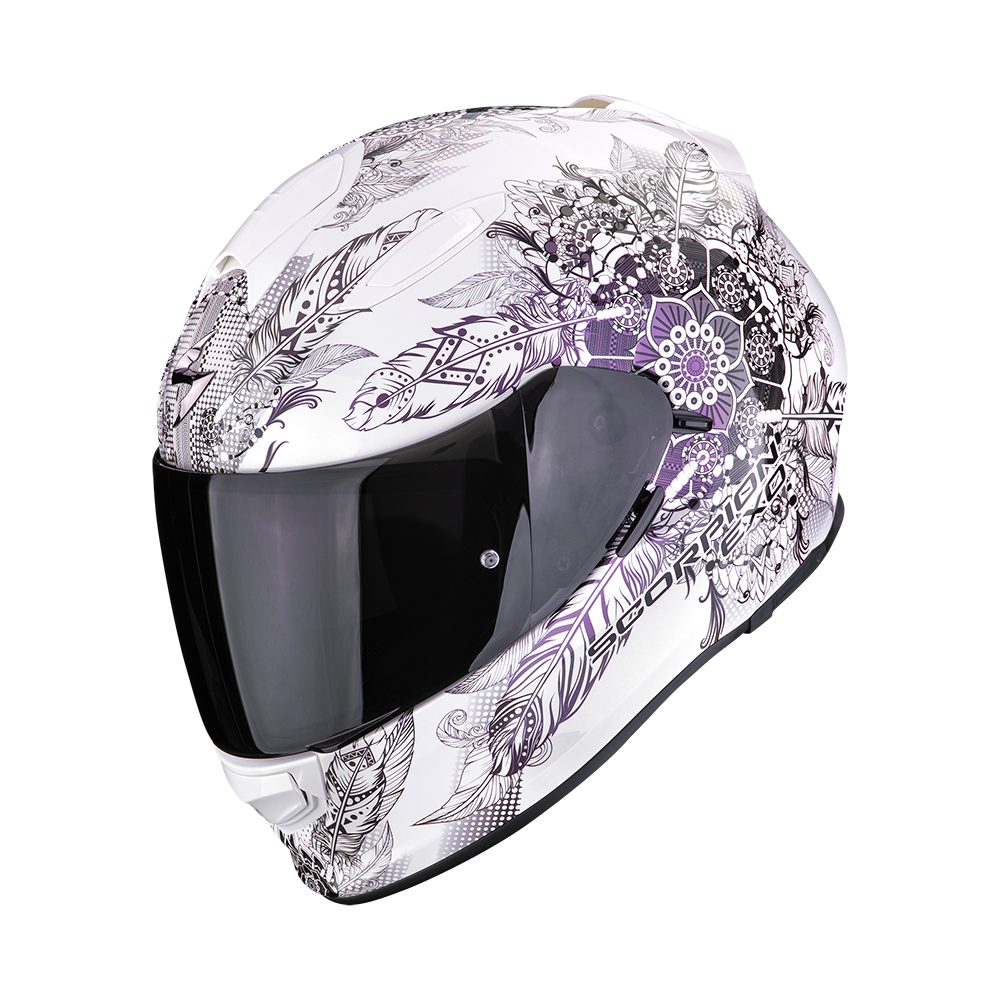 Scorpion EXO-491 Dream blanco camaleon, casco integral versatil y economico homologado en outlet